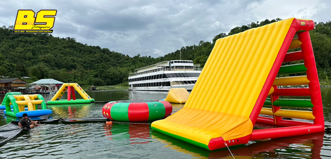 สร้างเครื่องเล่นสวนน้ำเป่าลม พะเยา