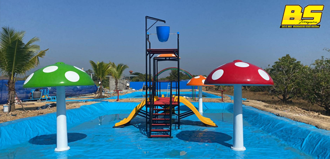 รับออกแบบสวนน้ำเป่าลมระดับ Luxury